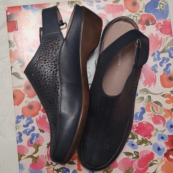 Easy Spirit Dawn Slingback Clog Dark Blue 7M - Picture 3 of 11